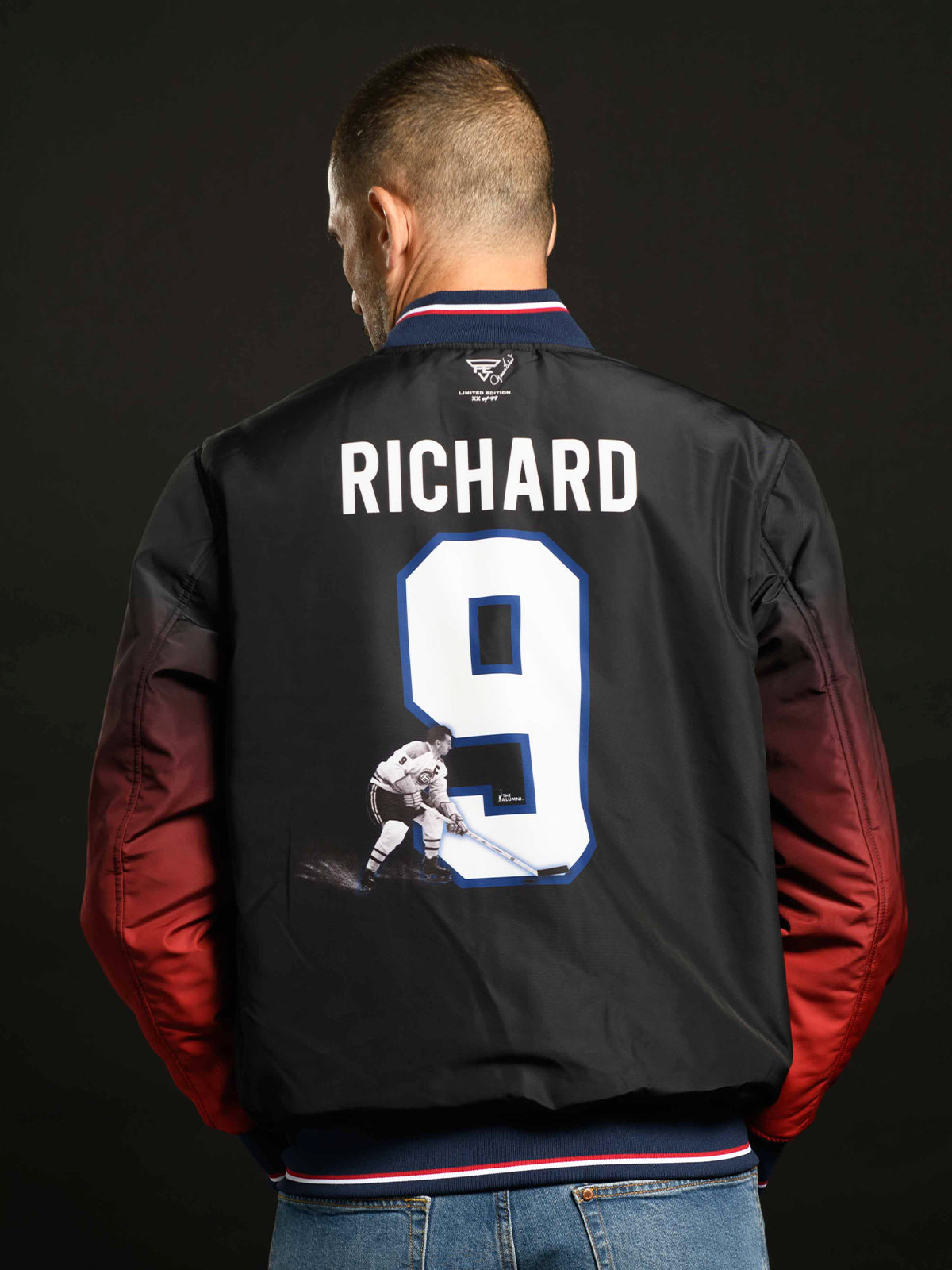 Unisex Maurice Richard Reversible Bomber Jacket
