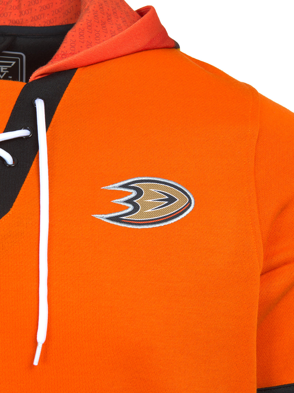 Unisex Anaheim Ducks Lace-Up Hoodie