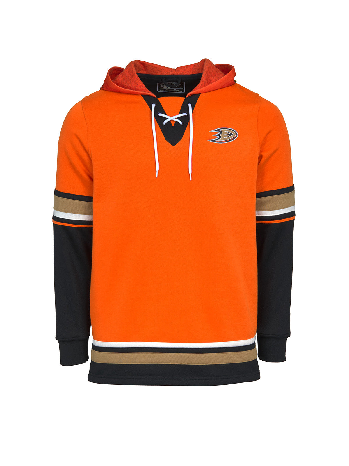 Unisex Anaheim Ducks Lace-Up Hoodie