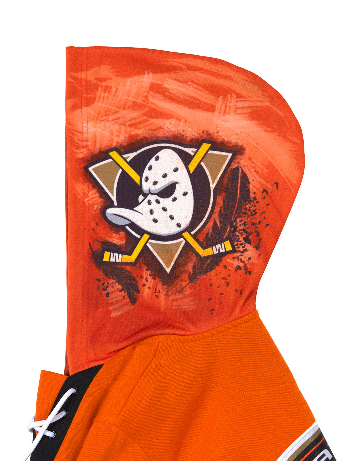 Unisex Anaheim Ducks Lace-Up Hoodie