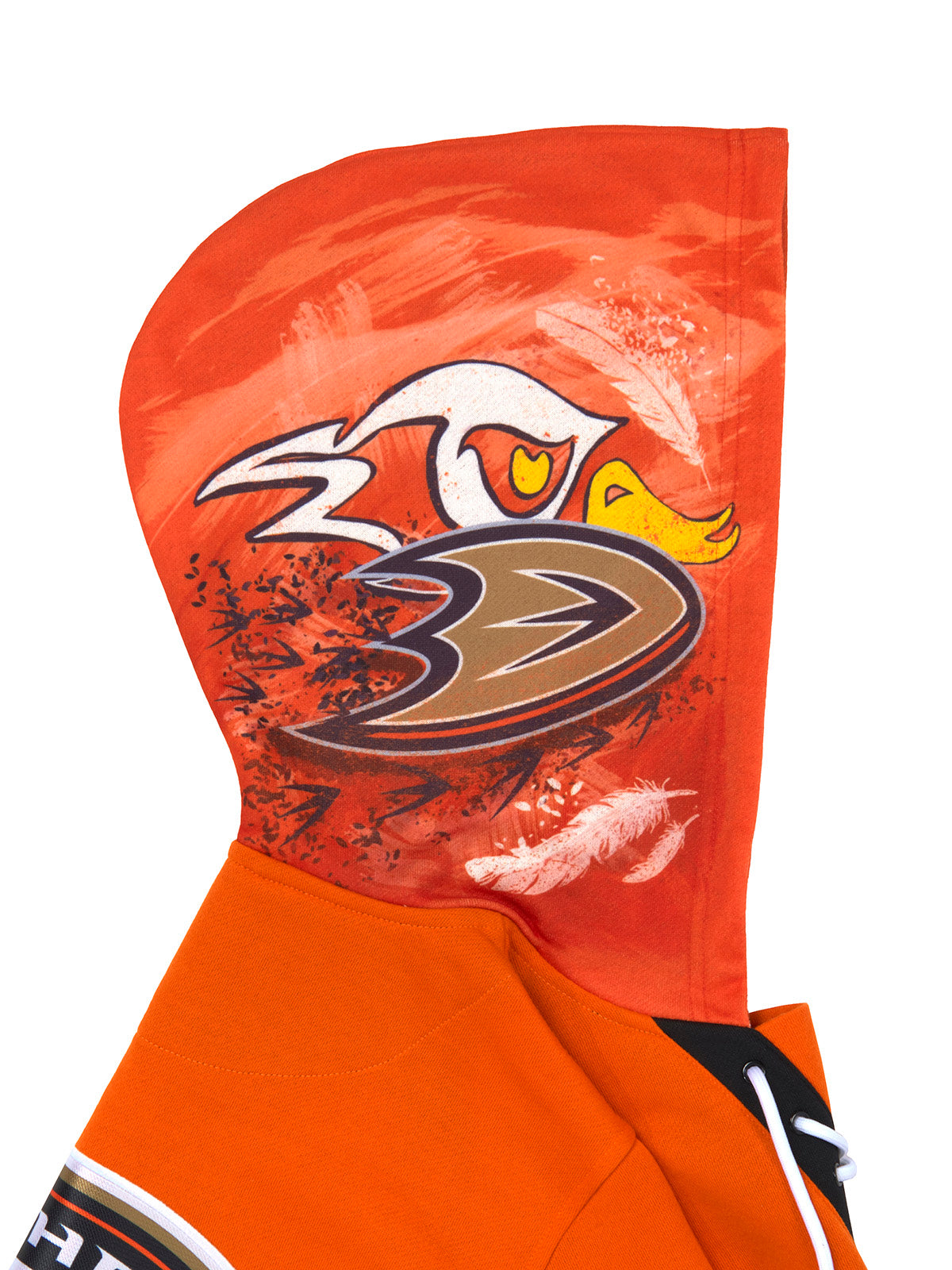 Unisex Anaheim Ducks Lace-Up Hoodie