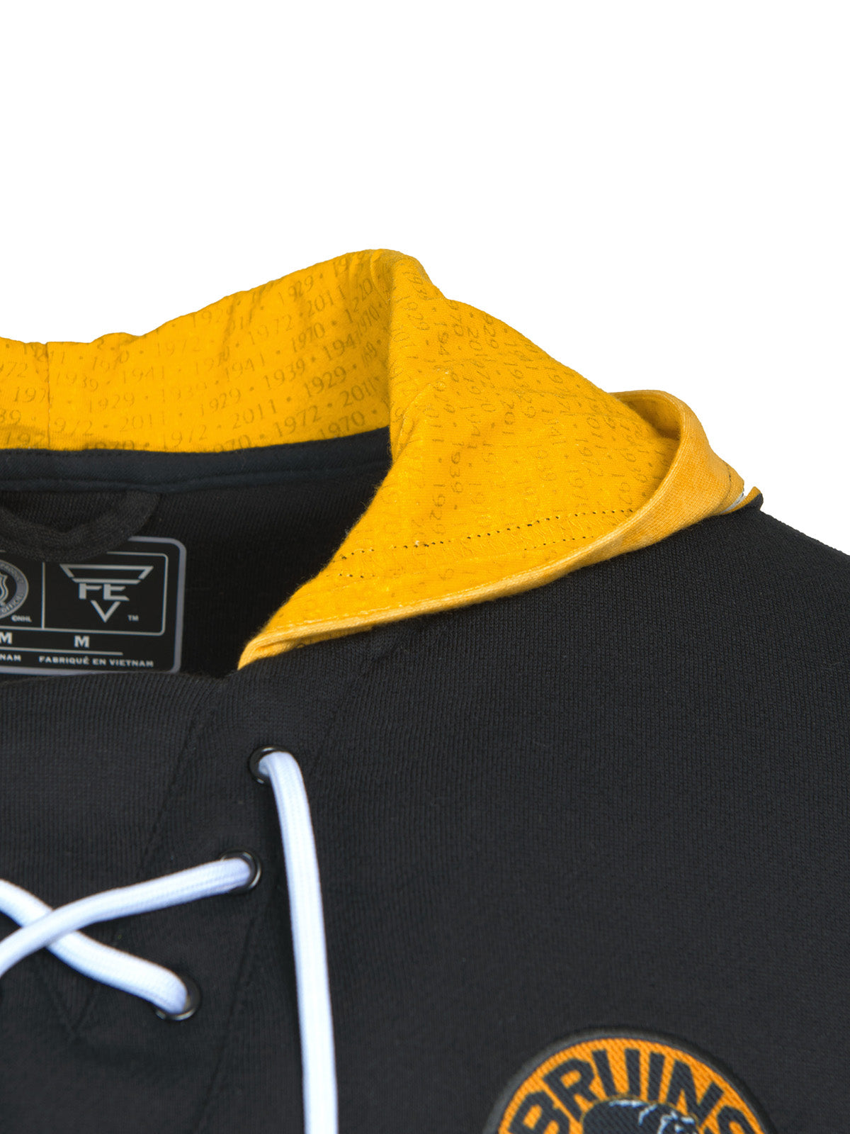 Unisex Boston Bruins Lace-Up Hoodie