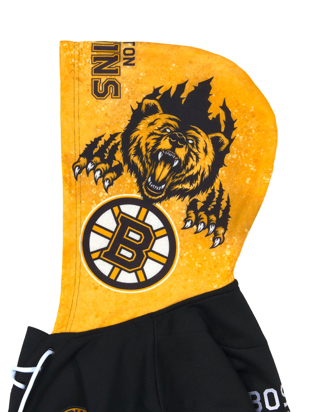 Unisex Boston Bruins Lace-Up Hoodie