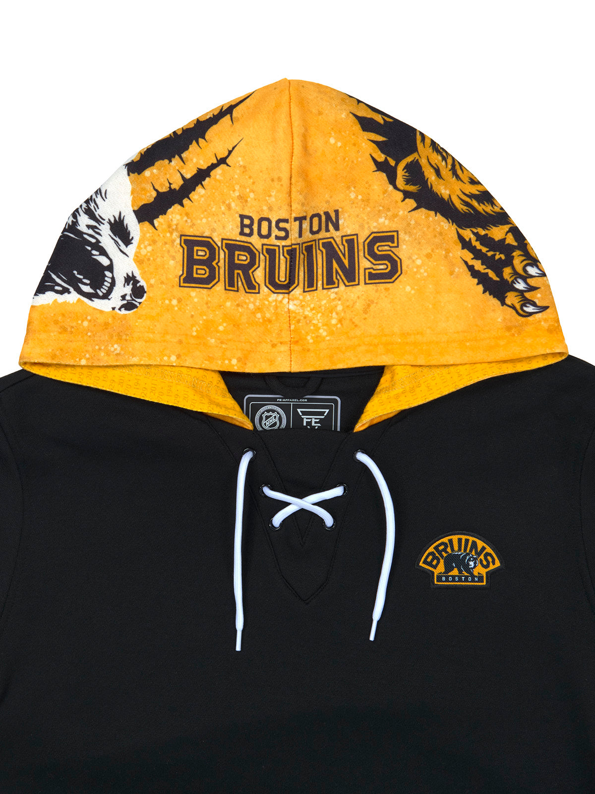 Unisex Boston Bruins Lace-Up Hoodie