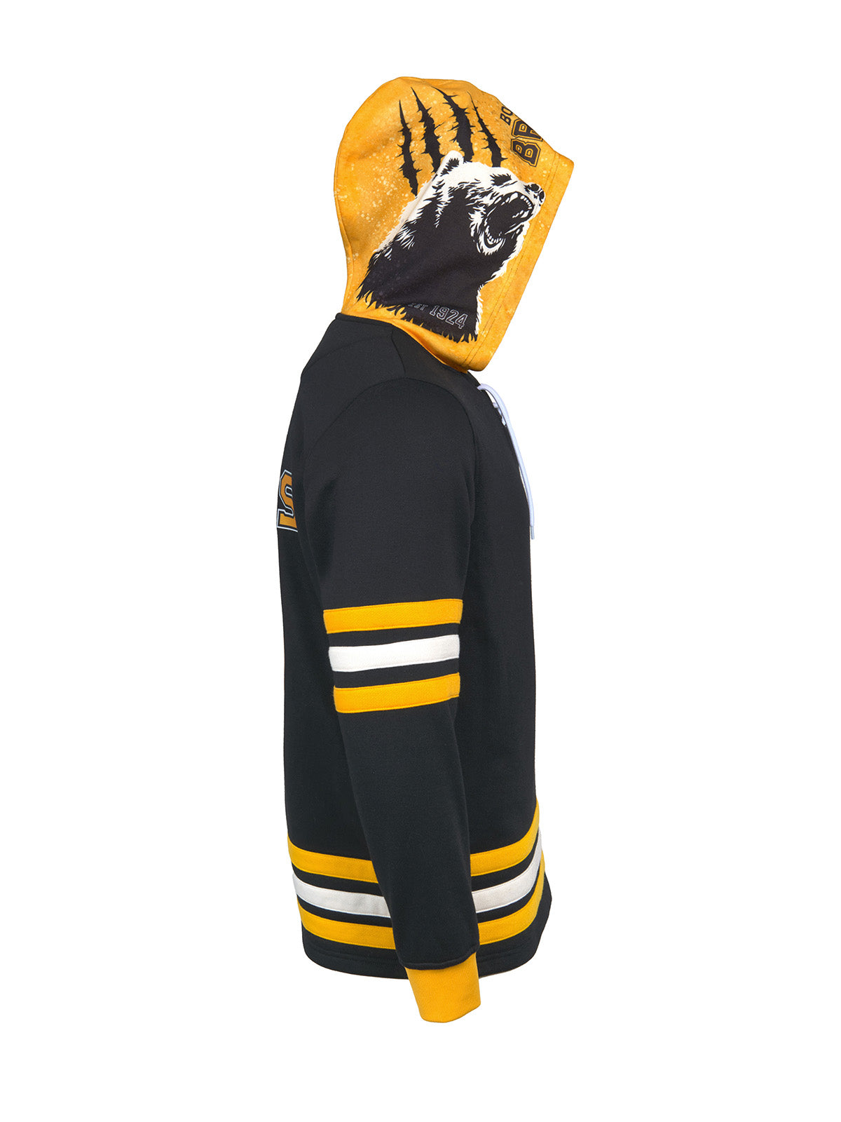Unisex Boston Bruins Lace-Up Hoodie