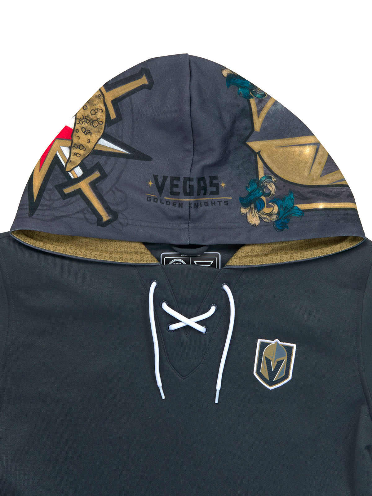Unisex Vegas Golden Knights Lace-Up Hoodie