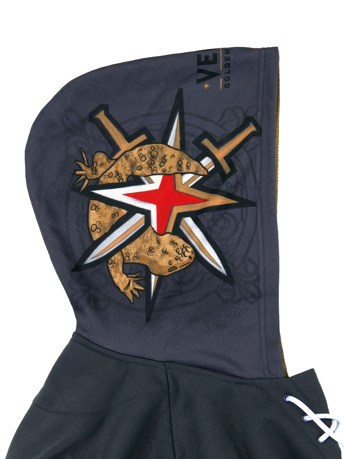 Unisex Vegas Golden Knights Lace-Up Hoodie