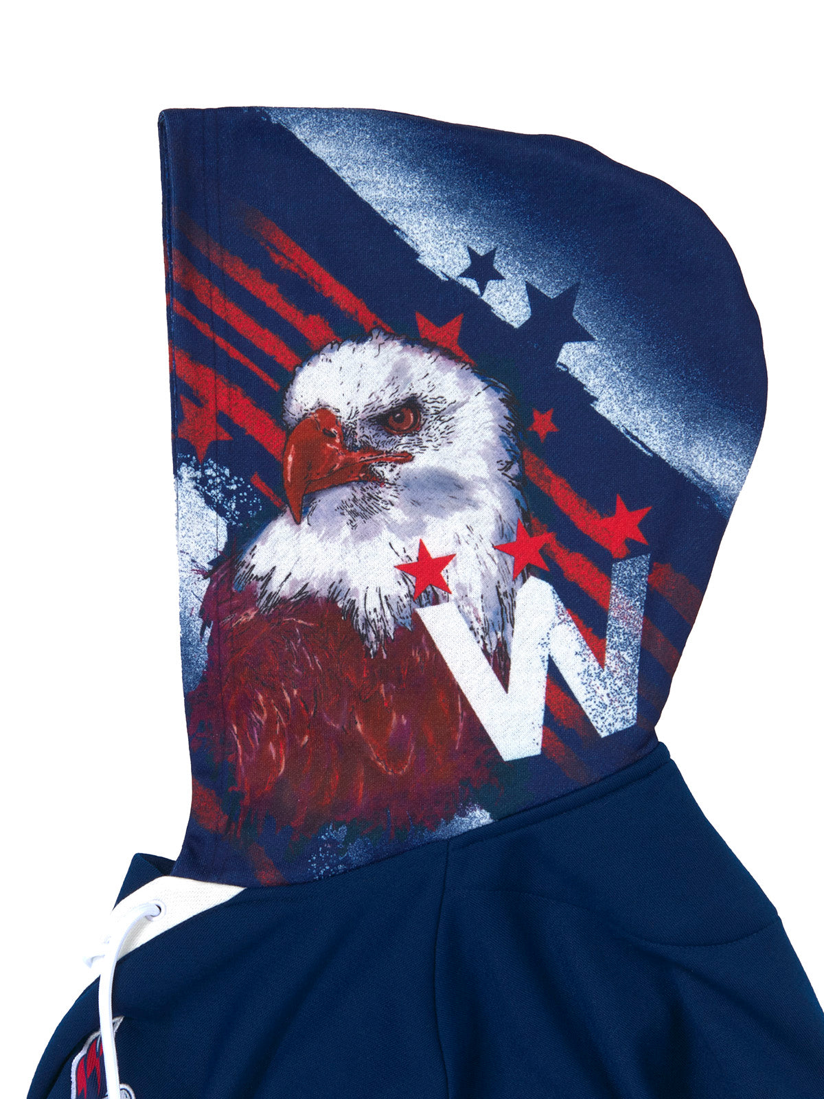 Unisex Washington Capitals Lace-Up Hoodie