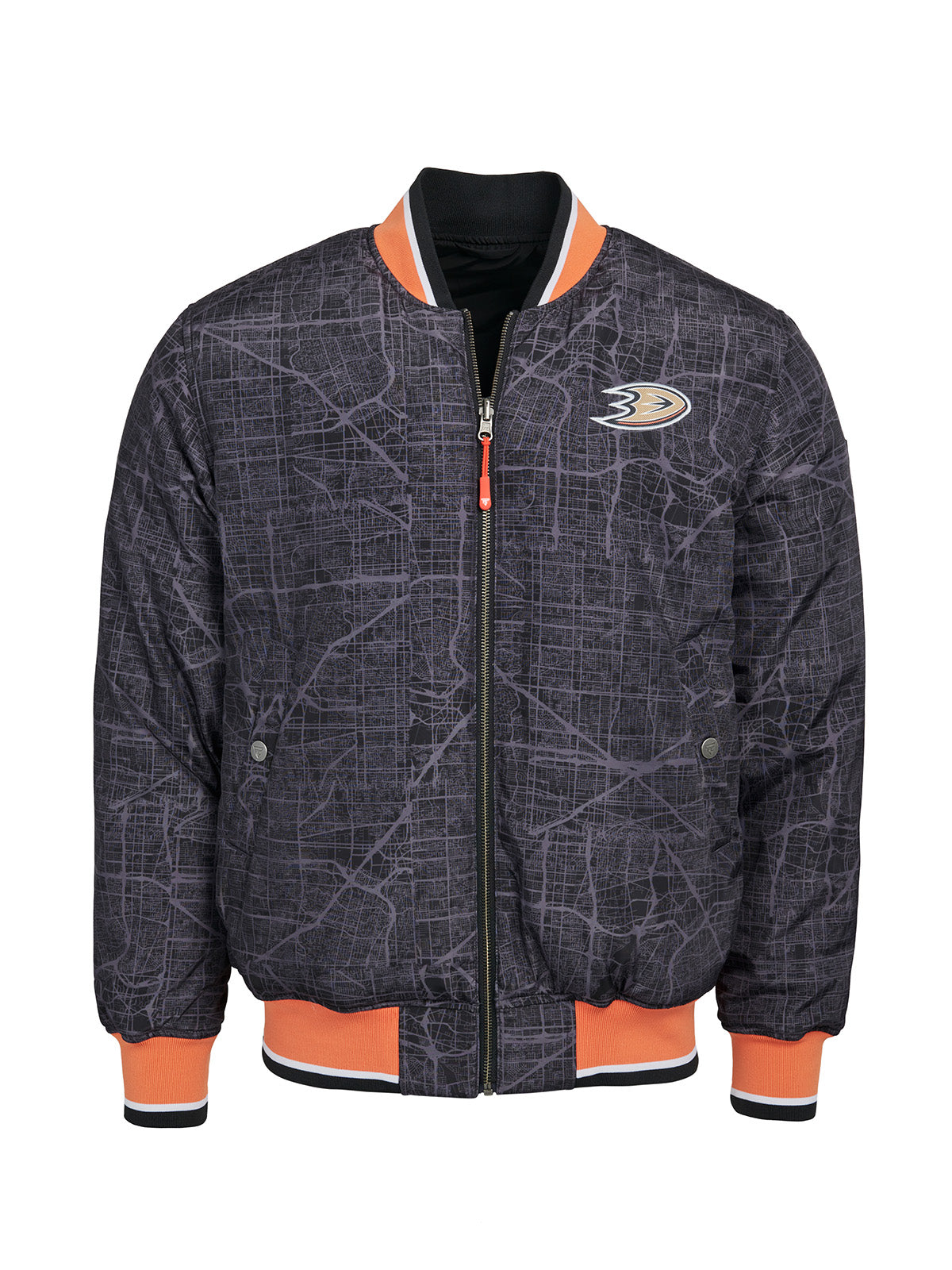 Unisex Anaheim Ducks Reversible Bomber