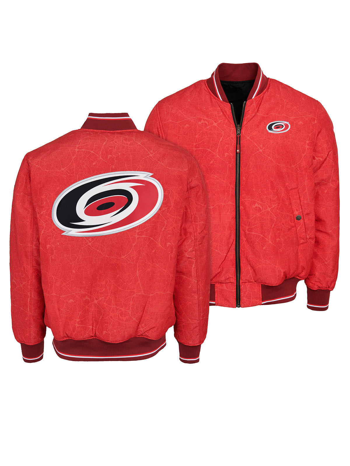 Unisex Carolina Hurricanes Reversible Bomber
