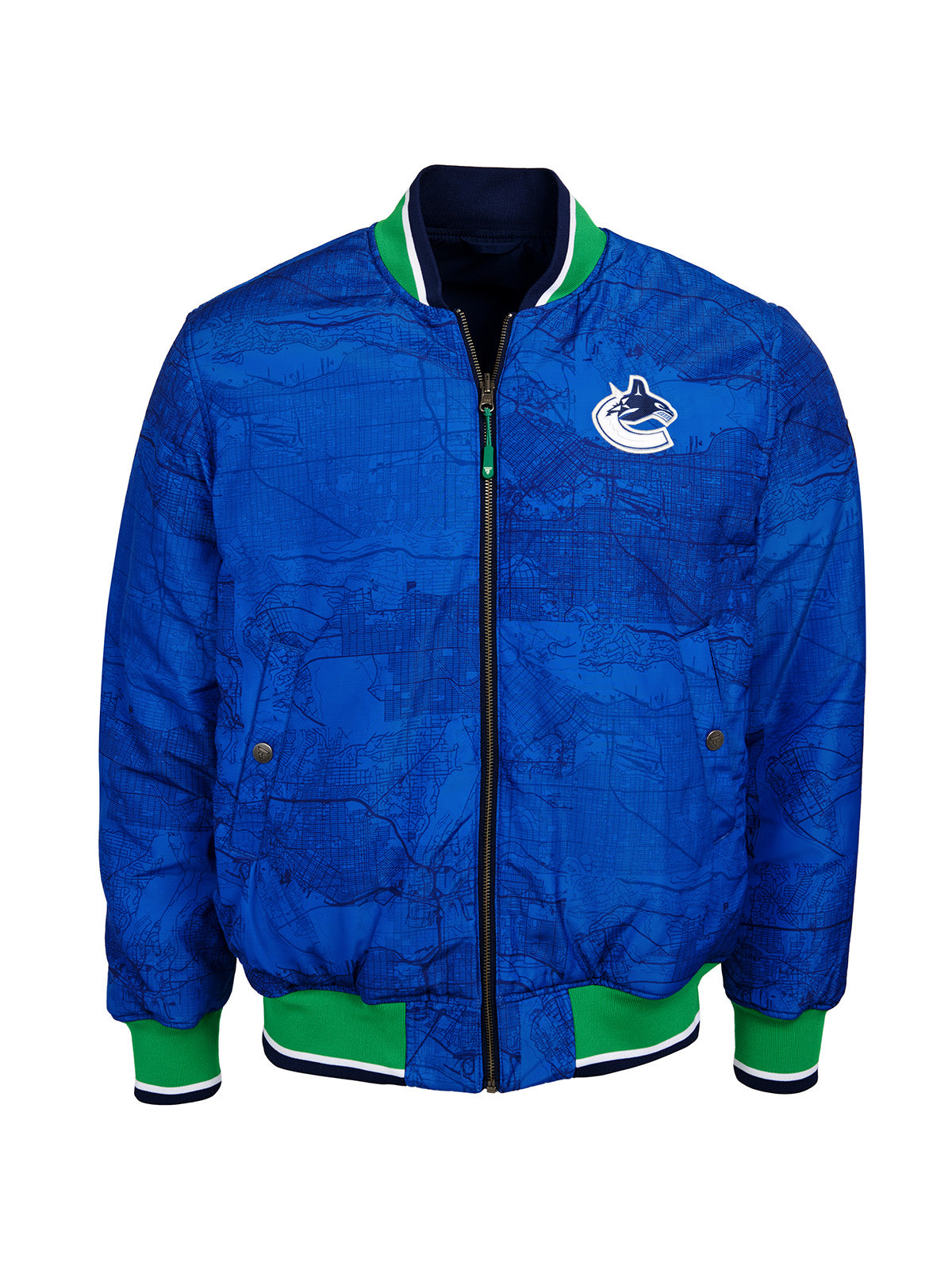 Unisex Vancouver Canucks Reversible Bomber