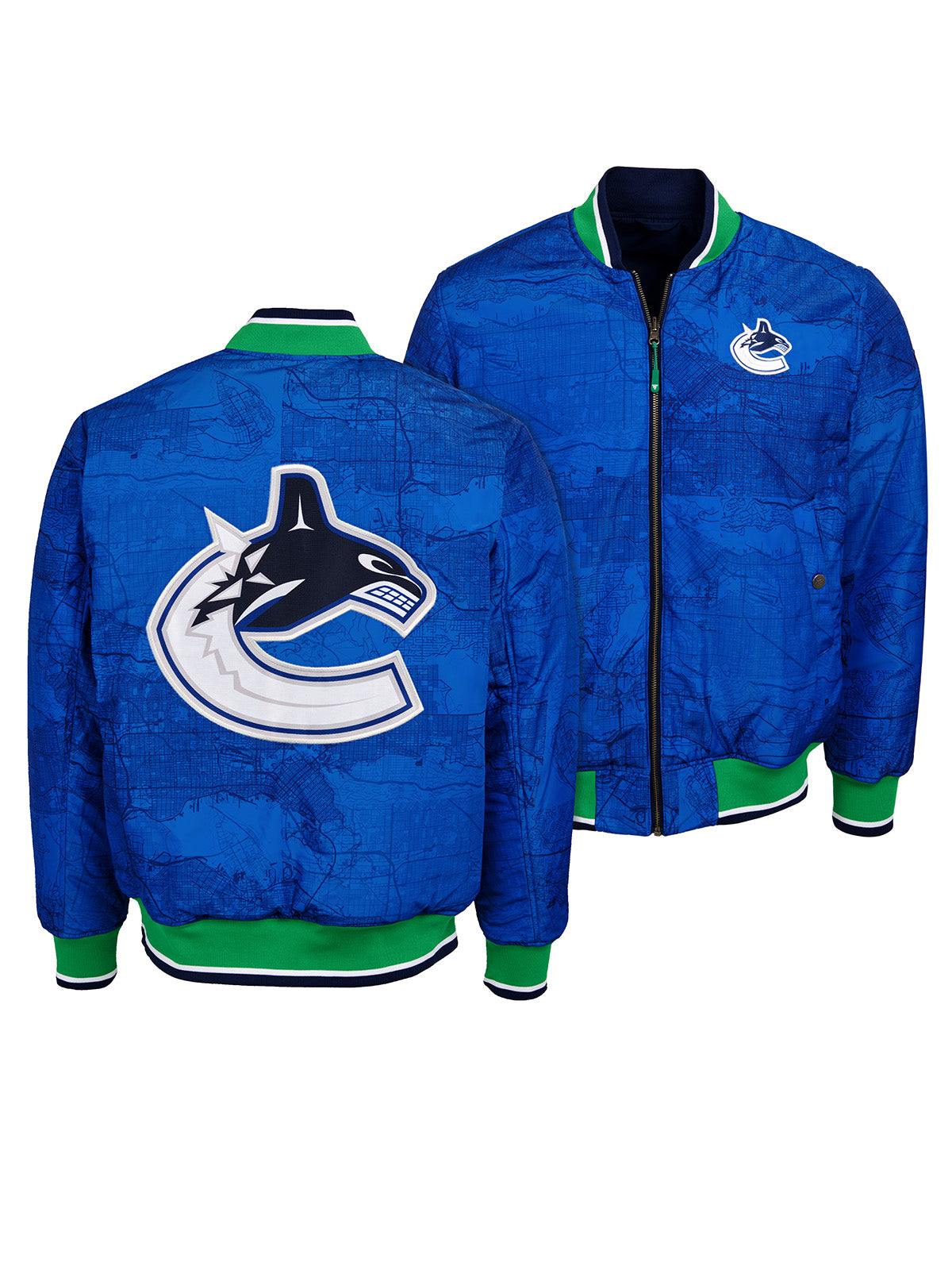 Unisex Vancouver Canucks Reversible Bomber