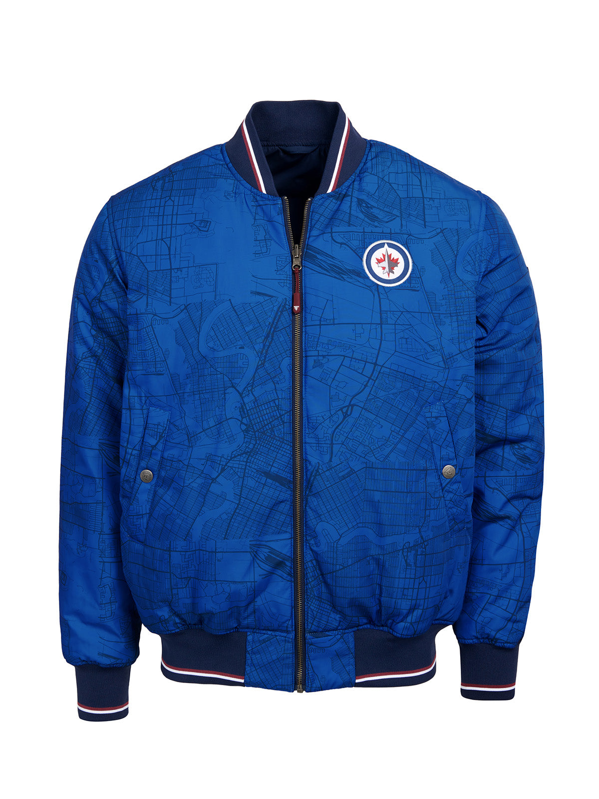 Unisex Winnipeg Jets Reversible Bomber