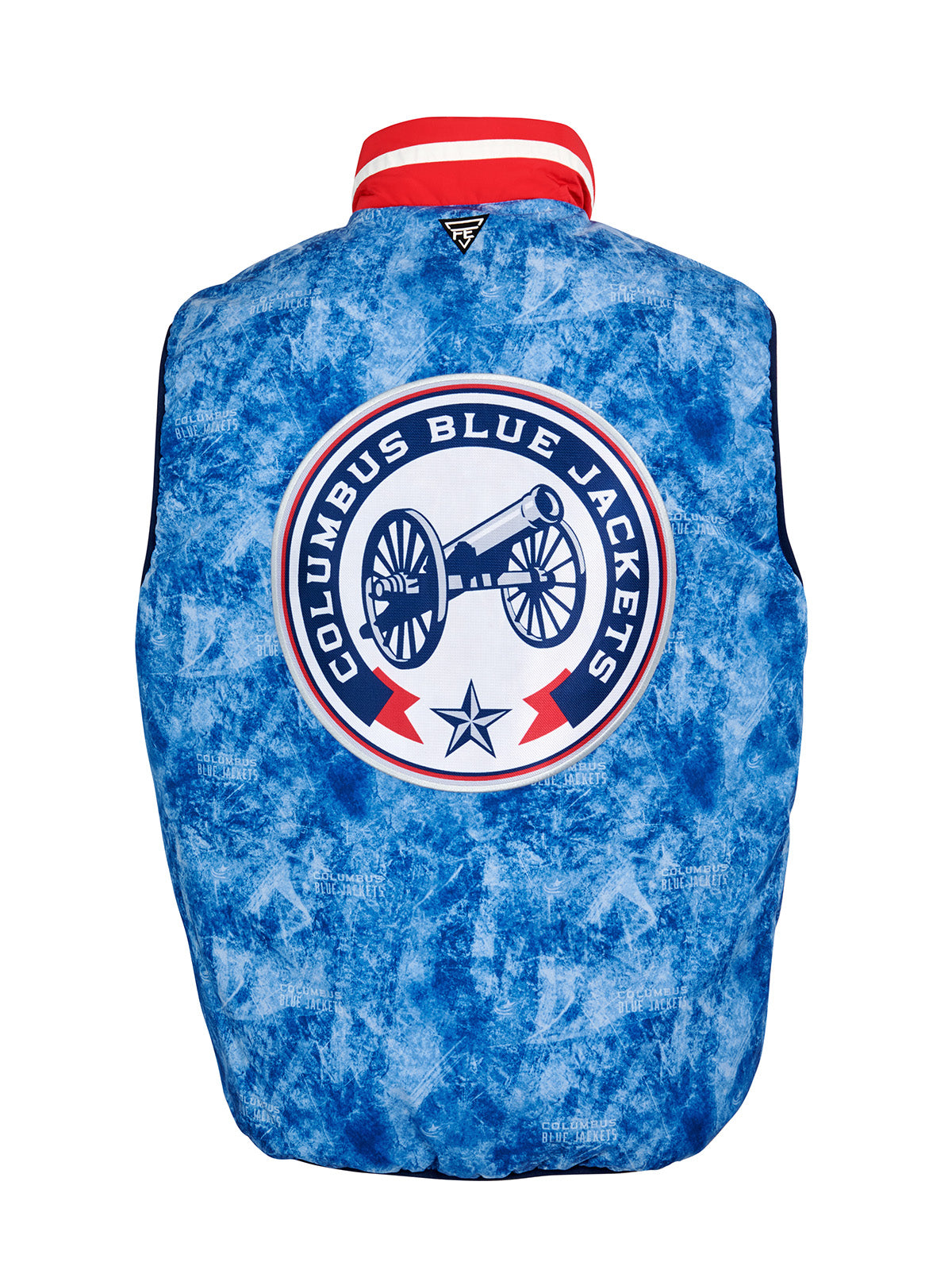 Columbus Blue Jackets Crewneck Hoodie & Reversible Vest