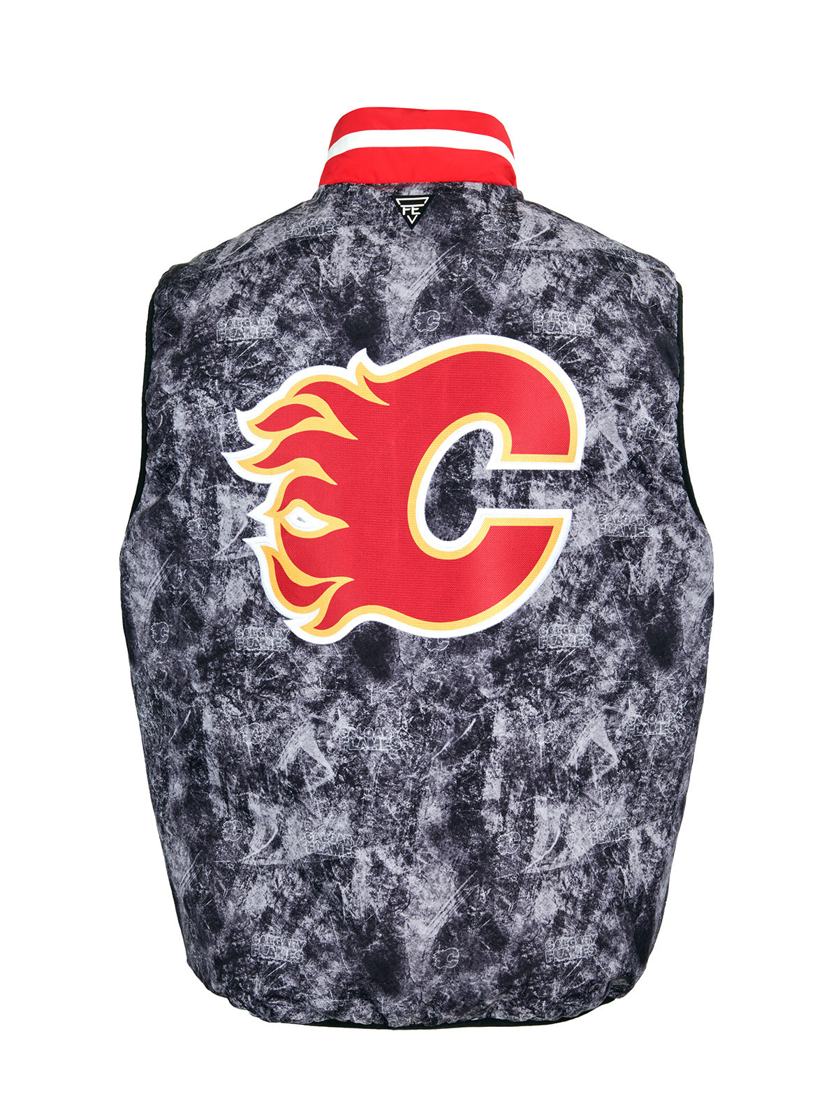 Calgary Flames Crewneck Hoodie & Reversible Vest