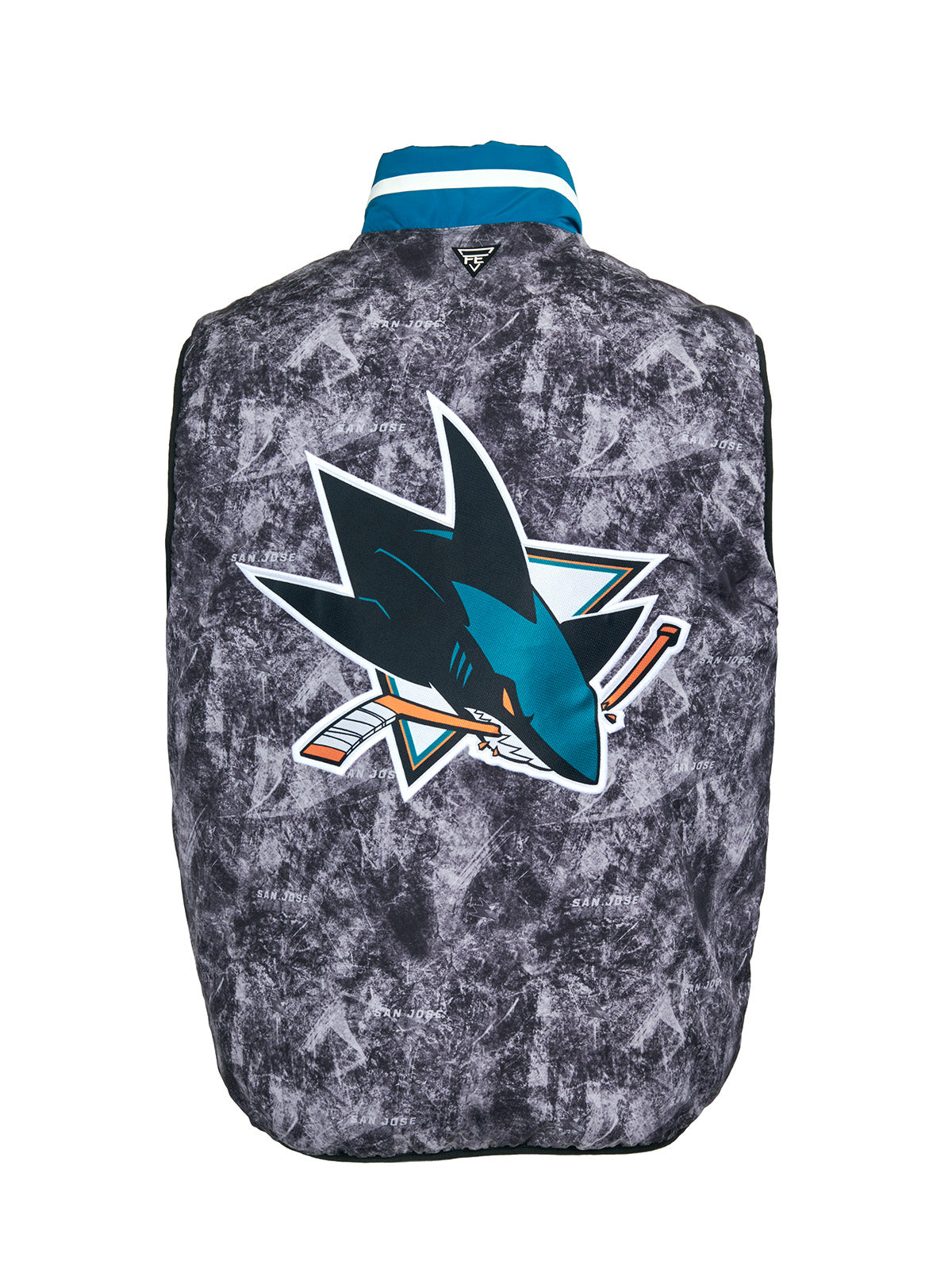 San Jose Sharks Crewneck Hoodie & Reversible Vest