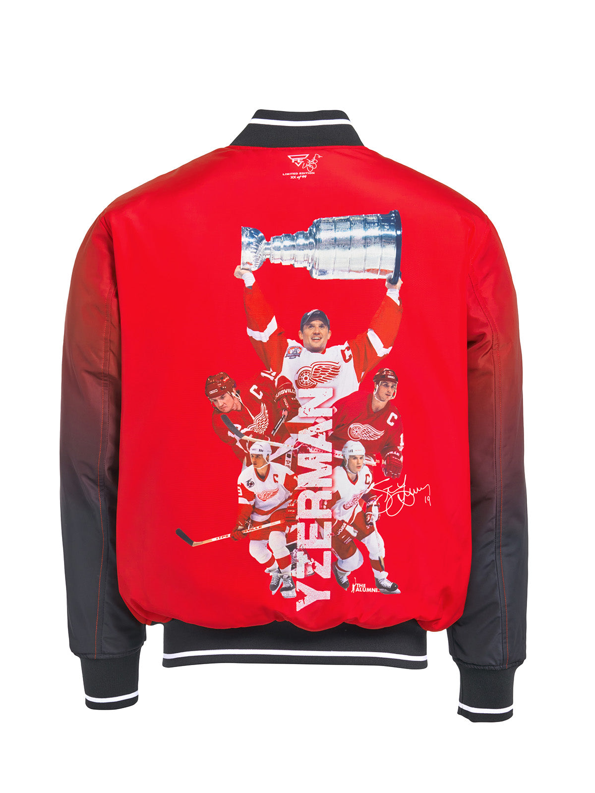 Unisex Steve Yzerman Reversible Bomber Jacket
