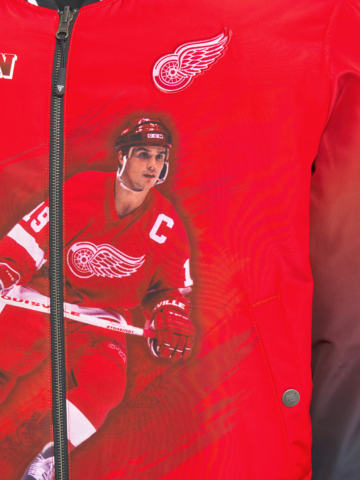 Unisex Steve Yzerman Reversible Bomber Jacket