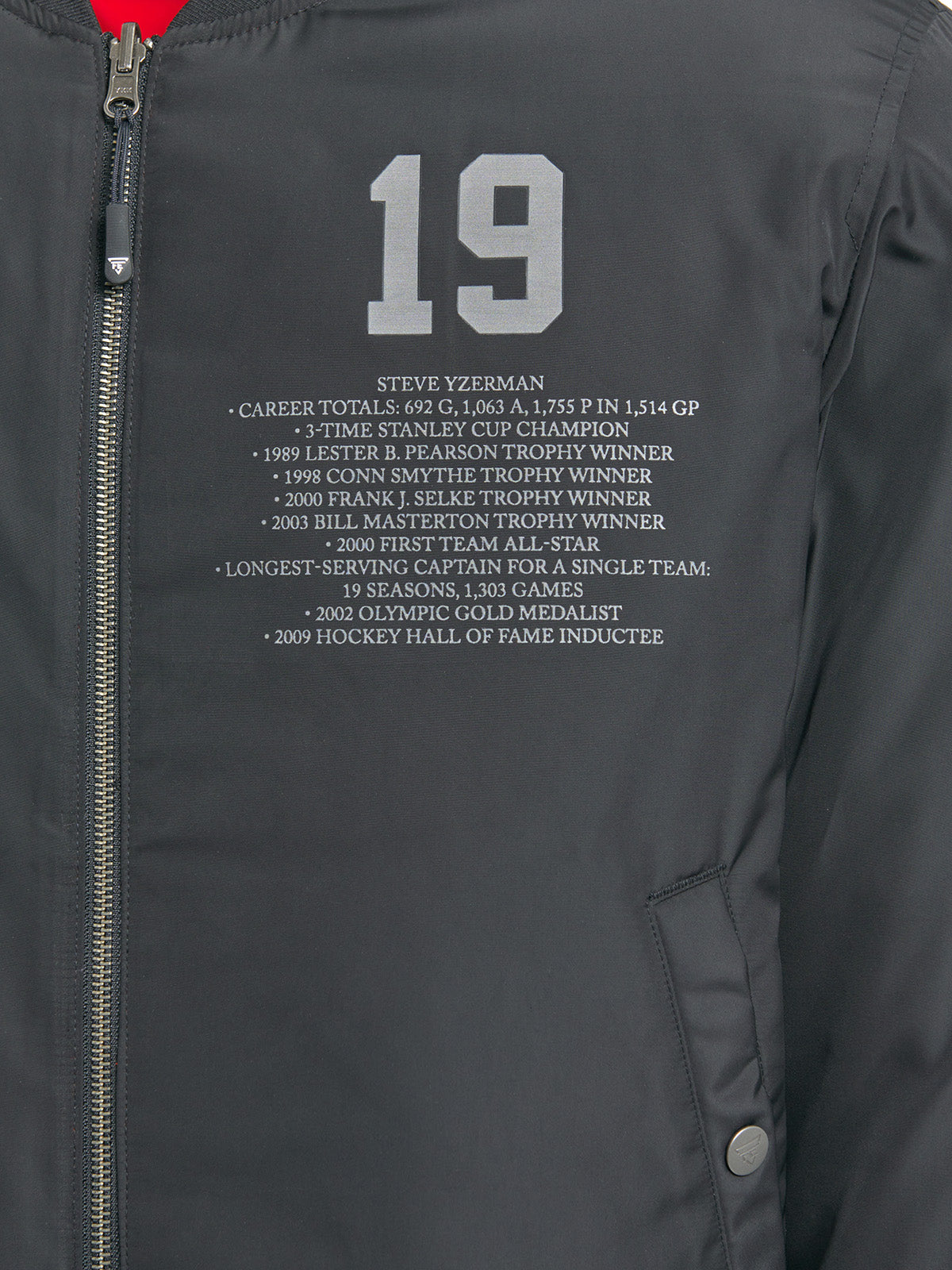 Unisex Steve Yzerman Reversible Bomber Jacket