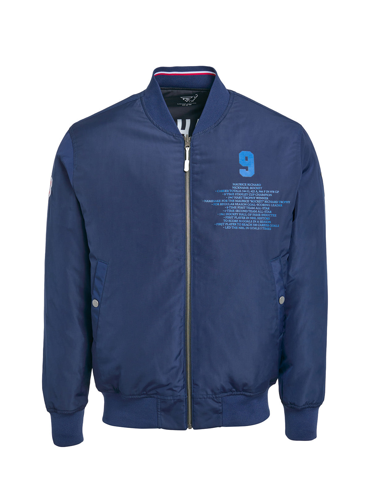 Unisex Maurice Richard Reversible Bomber Jacket