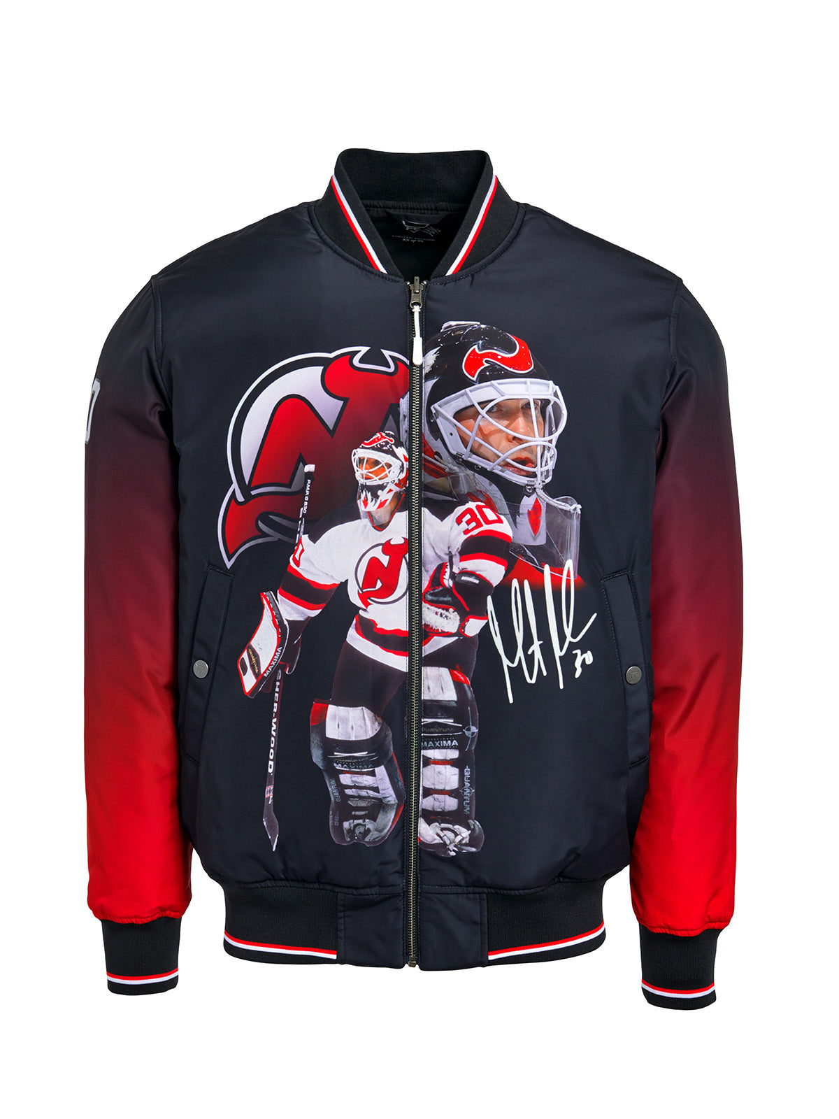 Unisex Martin Brodeur Reversible Bomber Jacket