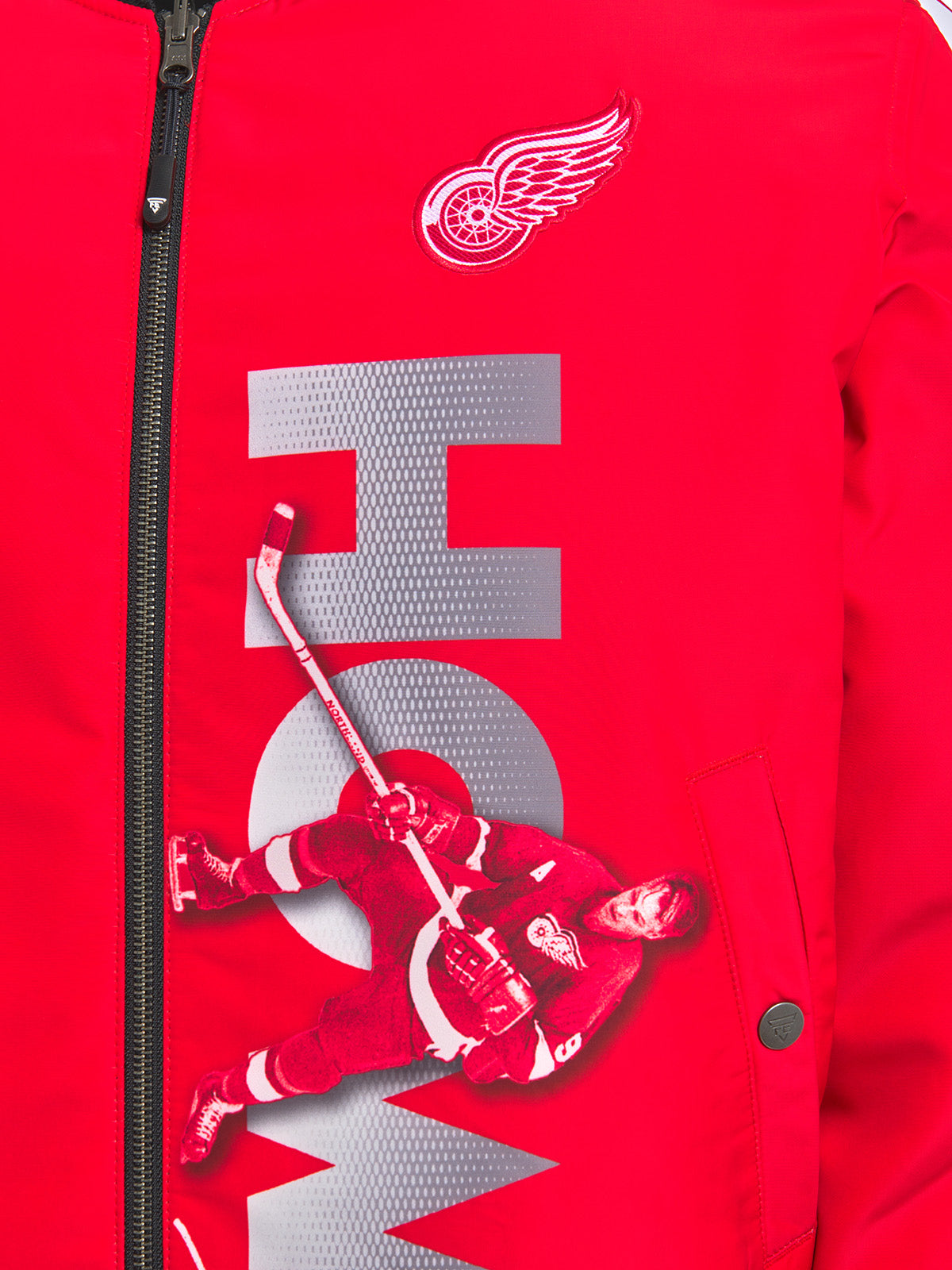 Unisex Gordie Howe Reversible Bomber Jacket