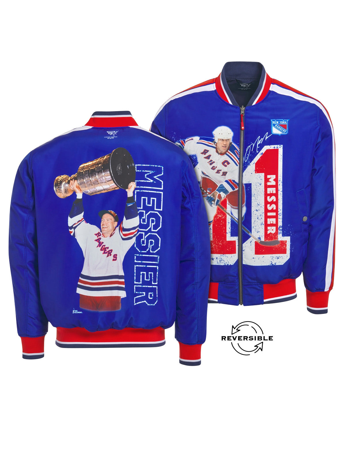 Unisex Mark Messier Reversible Bomber Jacket