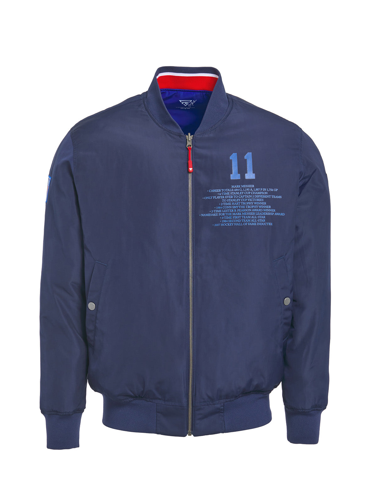 Unisex Mark Messier Reversible Bomber Jacket