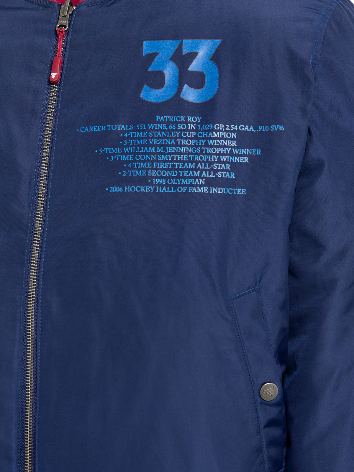 Unisex Patrick Roy Reversible Bomber Jacket