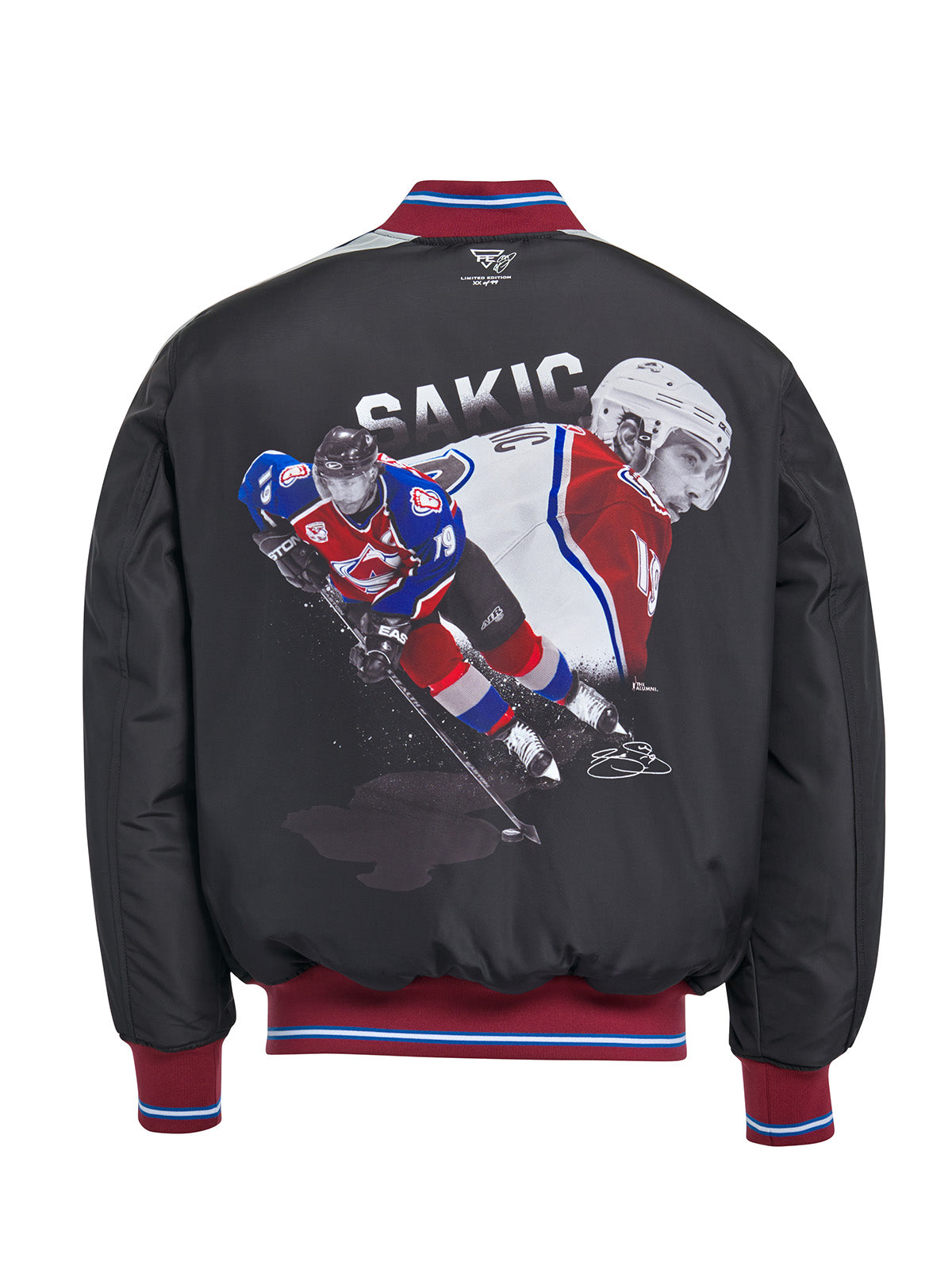 Unisex Joe Sakic Reversible Bomber Jacket