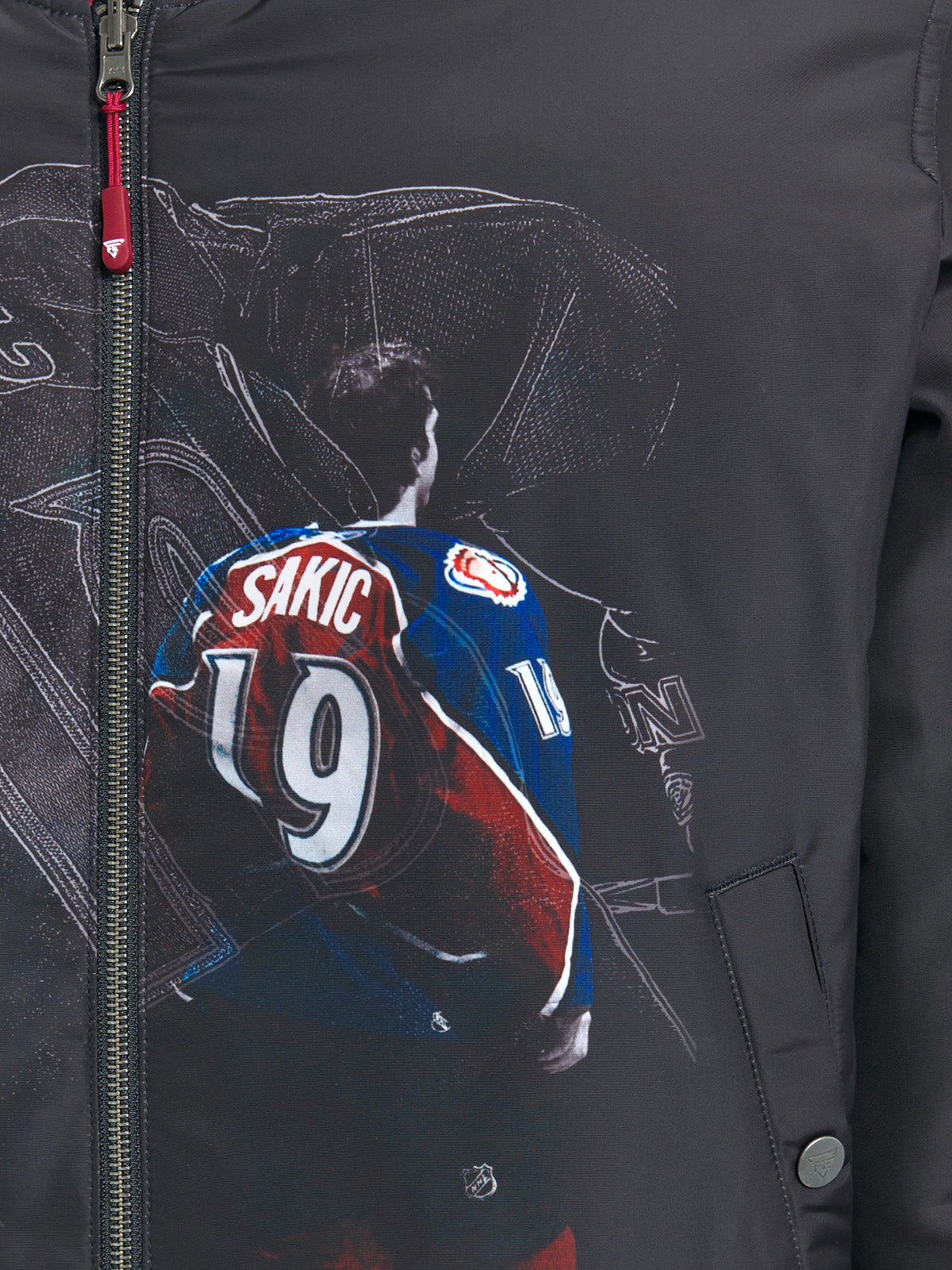 Unisex Joe Sakic Reversible Bomber Jacket