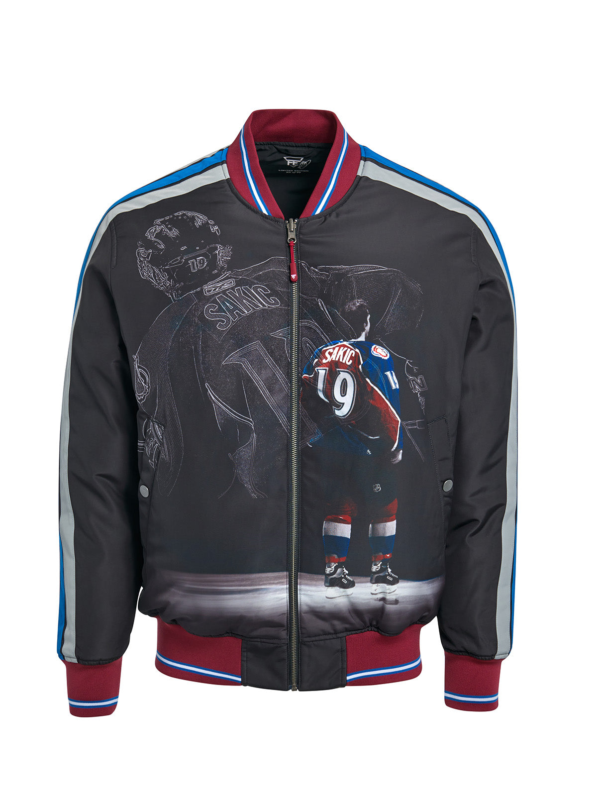 Unisex Joe Sakic Reversible Bomber Jacket