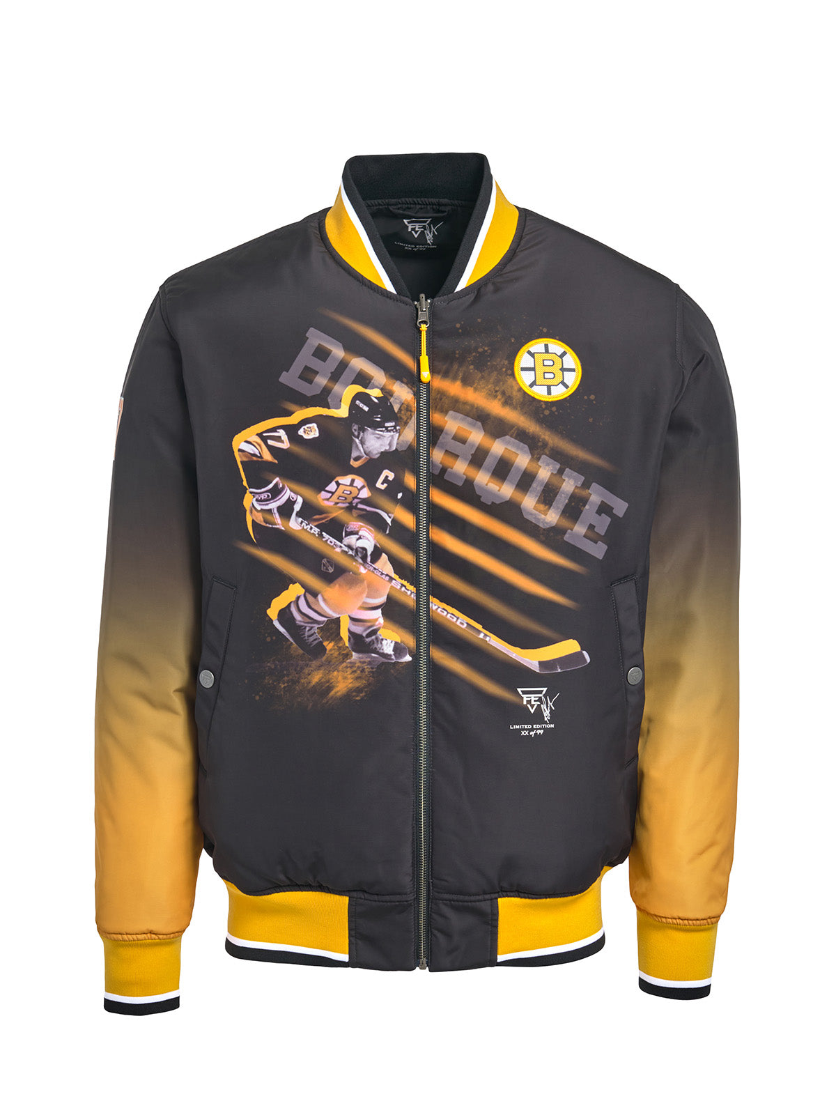 Unisex Ray Bourque Reversible Bomber Jacket