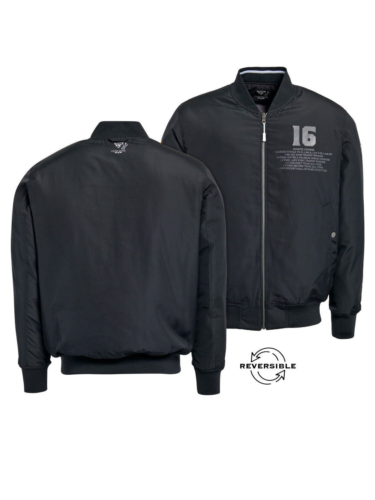 Unisex Marcel Dionne Reversible Bomber Jacket