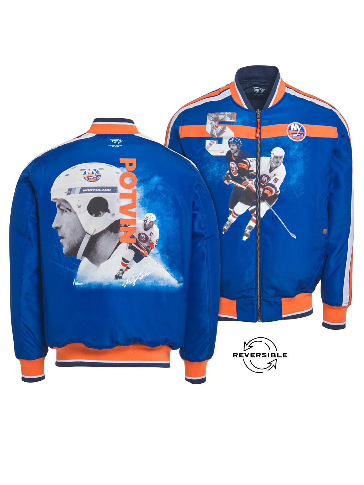 Unisex Denis Potvin Reversible Bomber Jacket