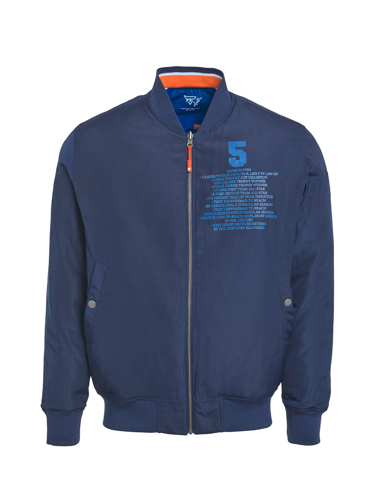 Unisex Denis Potvin Reversible Bomber Jacket