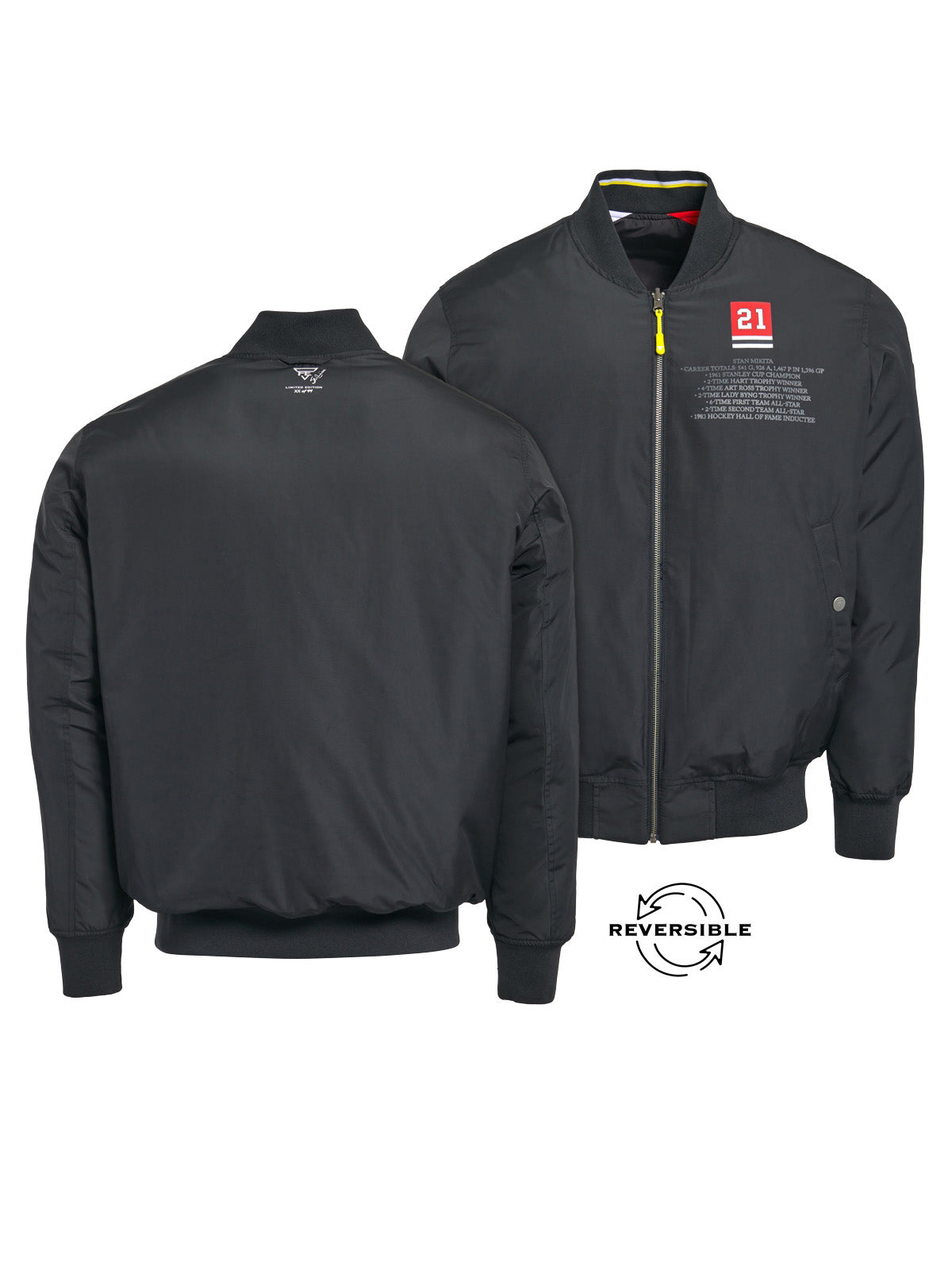 Unisex Stan Mikita Reversible Bomber Jacket