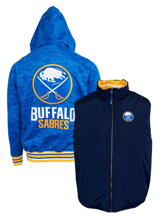 Buffalo Sabres Crewneck Hoodie & Reversible Vest