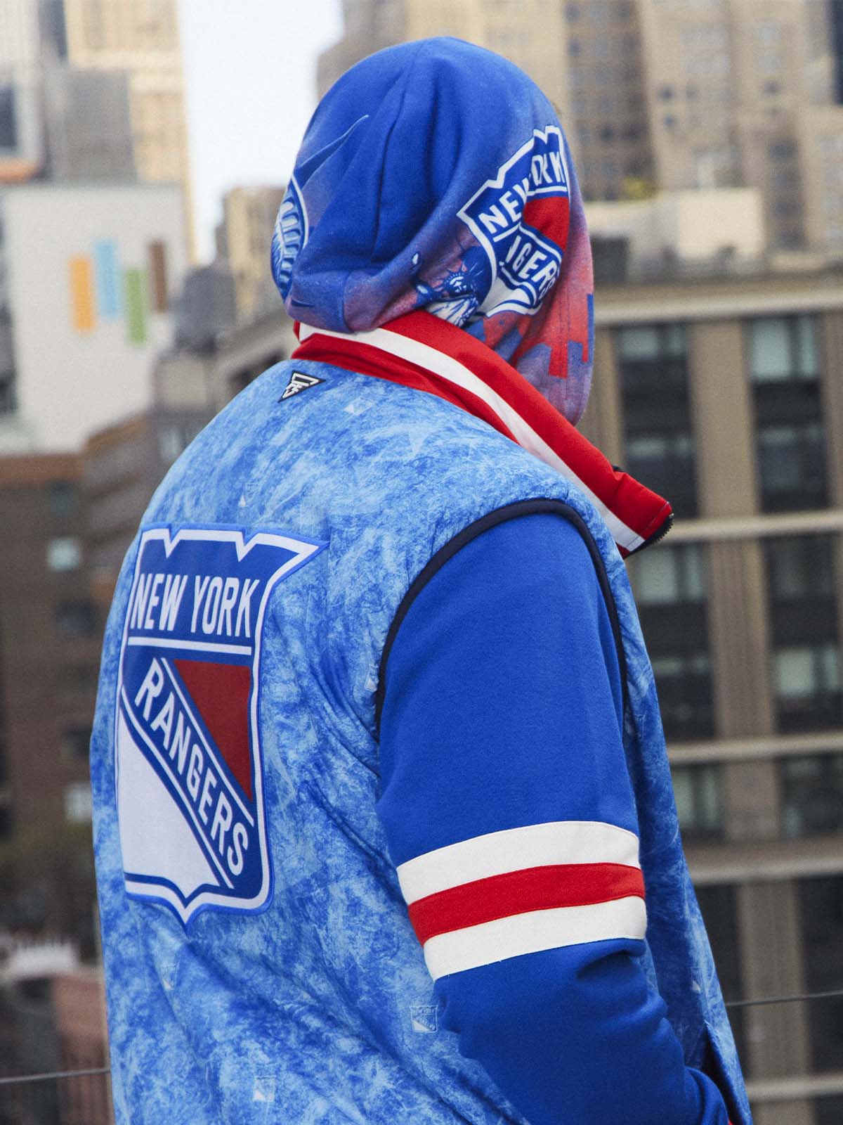 New York Rangers Lace-Up Hoodie