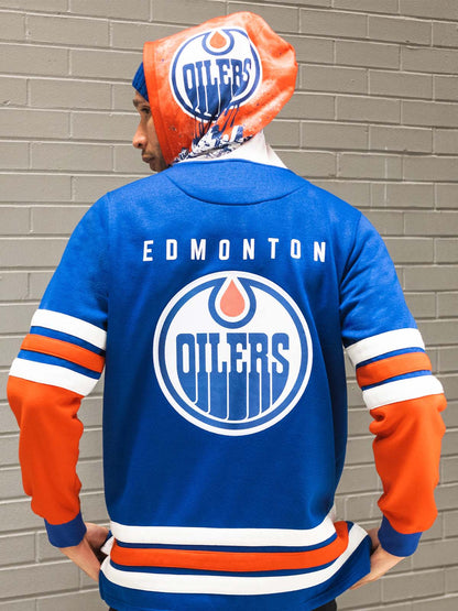 Edmonton Oilers Lace-Up Hoodie