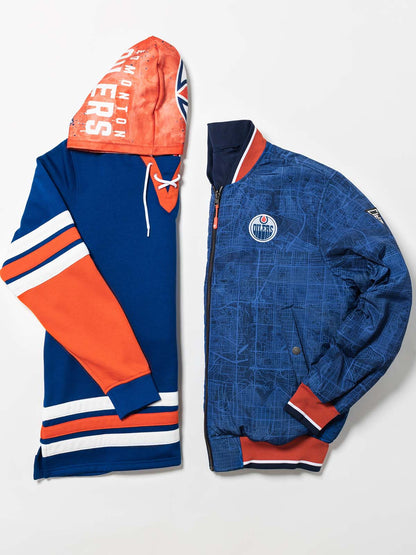 Edmonton Oilers Lace-Up Hoodie