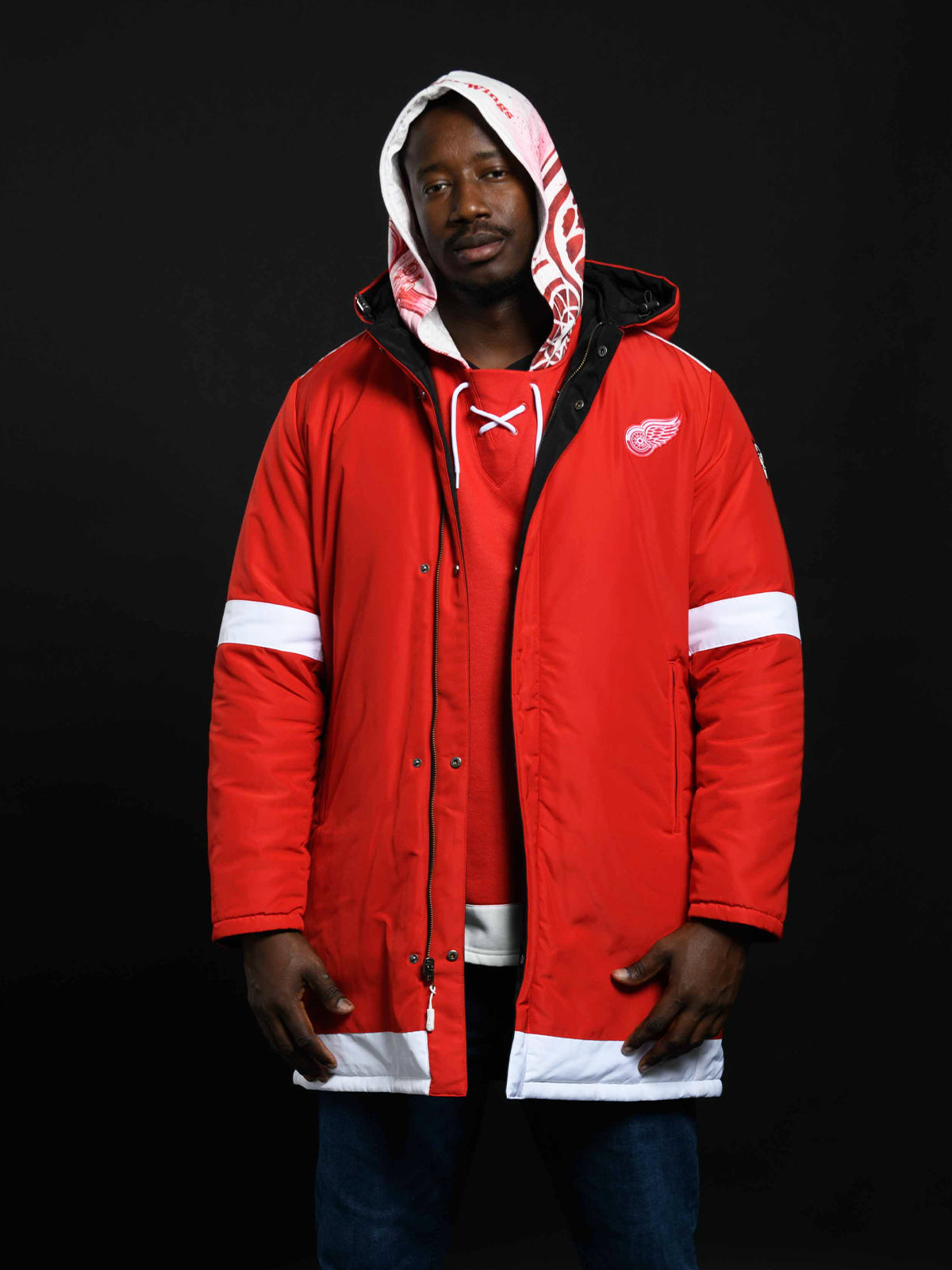 Detroit Red Wings Reversible Parka Jacket