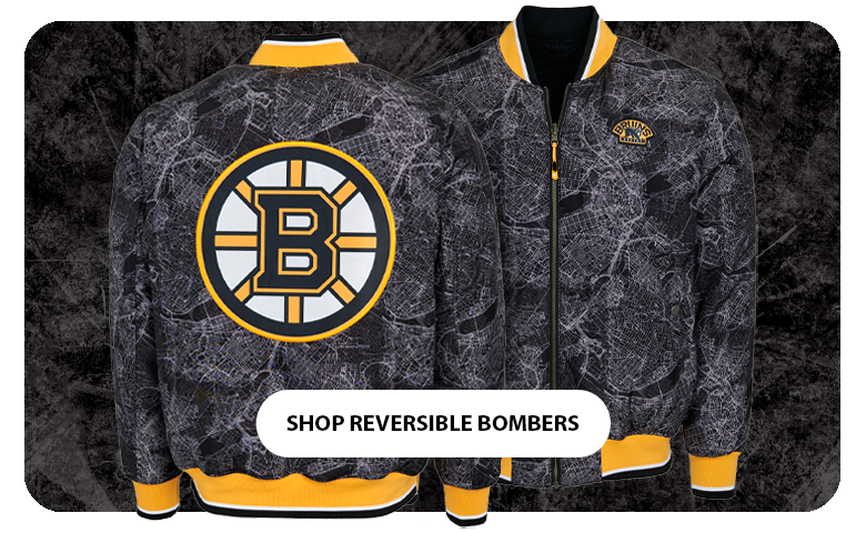 Reversible Bombers - FE showcasing their elevated sportswear in partnership with the NHL. Check out all our reversible bomber jackets for all 32 NHL teams here.