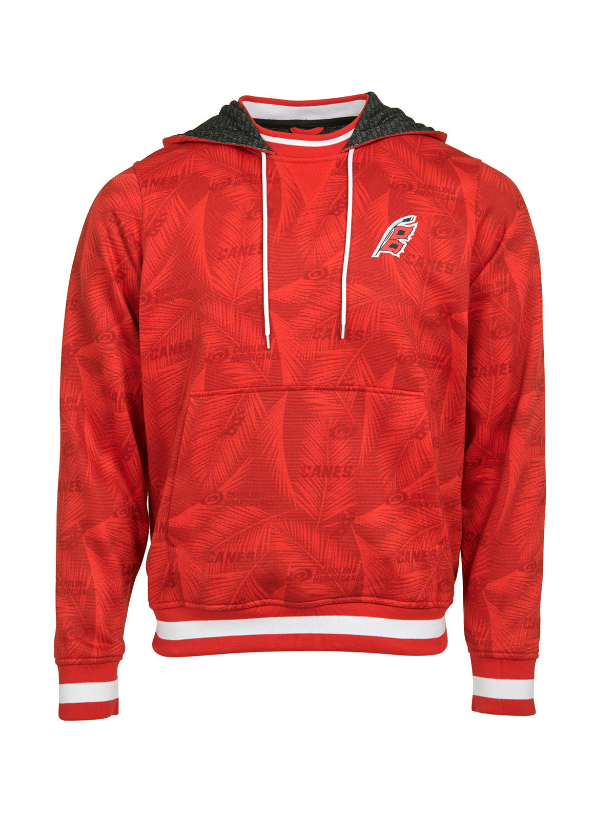 Carolina Hurricanes Hoodie - Show your team spirit, with the iconic team logo patch on the front left chest, and proudly display your Carolina Hurricanes support in their team colors with this NHL hockey hoodie.