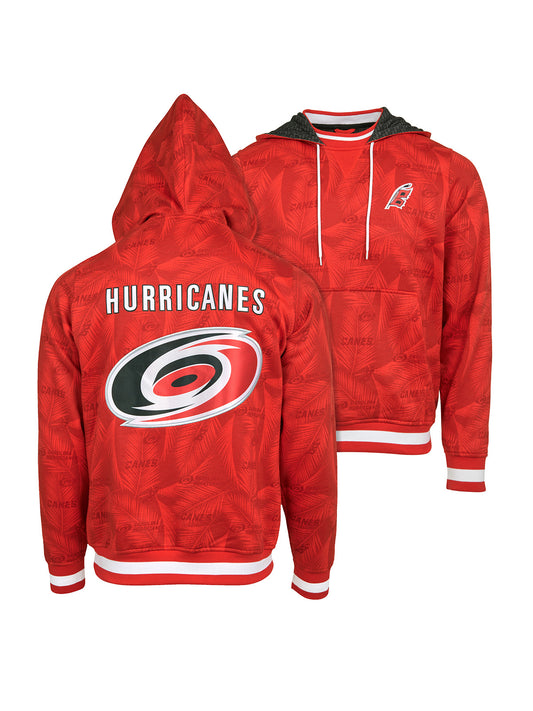 Carolina Hurricanes Hoodie - Show your team spirit, with the iconic team logo patch on the front and back, and proudly display your Carolina Hurricanes support in their team colors with this NHL hockey hoodie.
