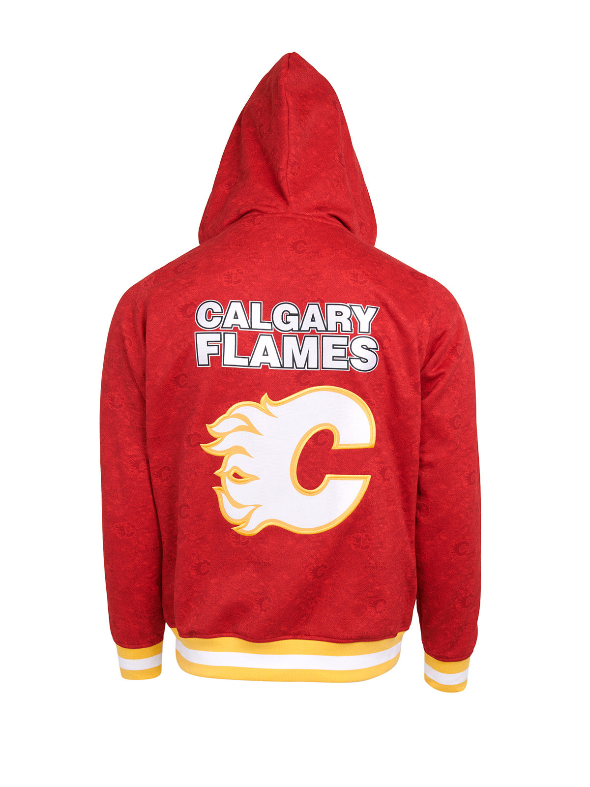 Calgary Flames Hoodie - Show your team spirit, with the iconic team logo patch on the back, and proudly display your Calgary Flames support in their team colors with this NHL hockey hoodie.