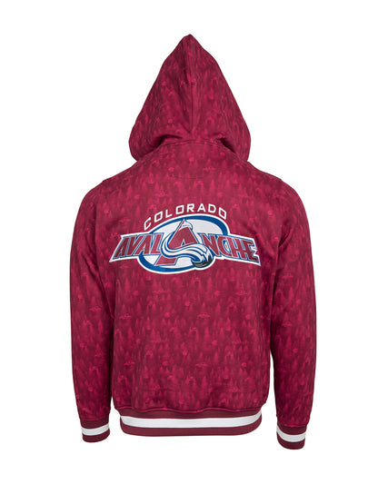 Colorado Avalanche Hoodie - Show your team spirit, with the iconic team logo patch on the back, and proudly display your Colorado Avalanche support in their team colors with this NHL hockey hoodie.