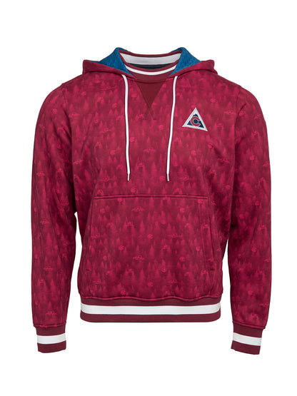 Colorado Avalanche Hoodie - Show your team spirit, with the iconic team logo patch on the front left chest, and proudly display your Colorado Avalanche support in their team colors with this NHL hockey hoodie.