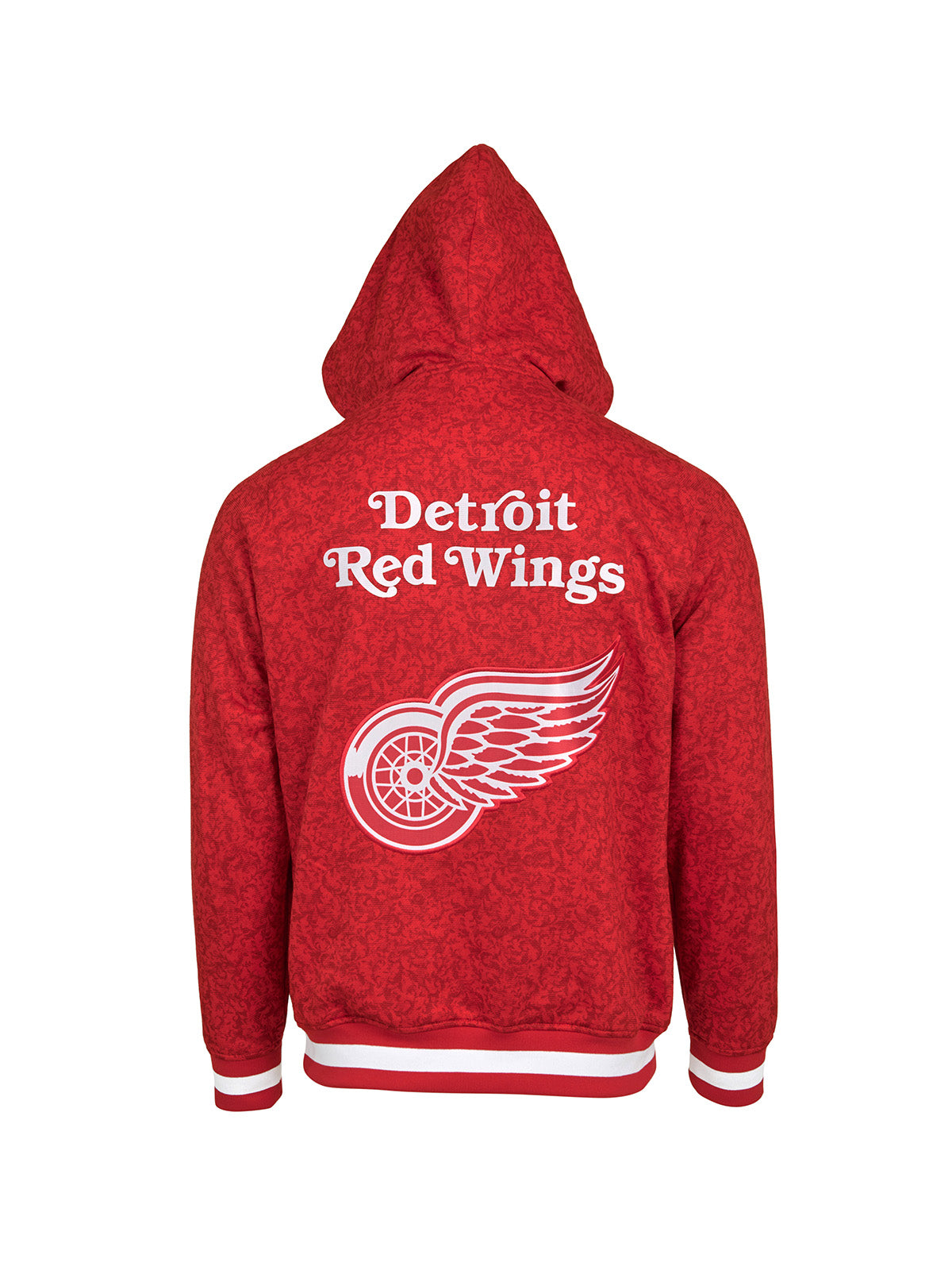 Detroit Red Wings Hoodie - Show your team spirit, with the iconic team logo patch centered on the back, and proudly display your Detroit Red Wings support in their team colors with this NHL hockey hoodie.