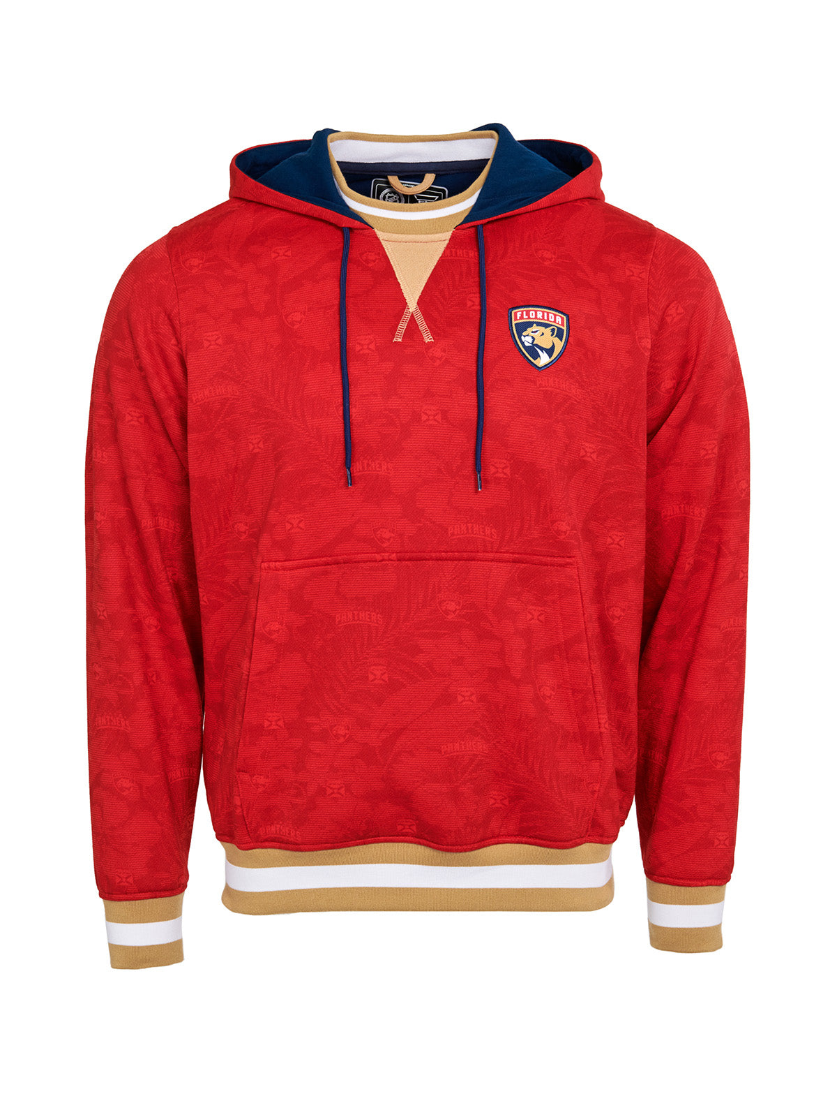 Florida Panthers Hoodie - Show your team spirit, with the iconic team logo patch on the front left chest, and proudly display your Florida Panthers support in their team colors with this NHL hockey hoodie.